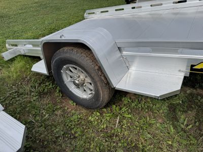 New 2027 Aluma 7712H-TILT-S Tilt Deck Utility Trailer FALL CLEARANCE IN STOCK ONLY