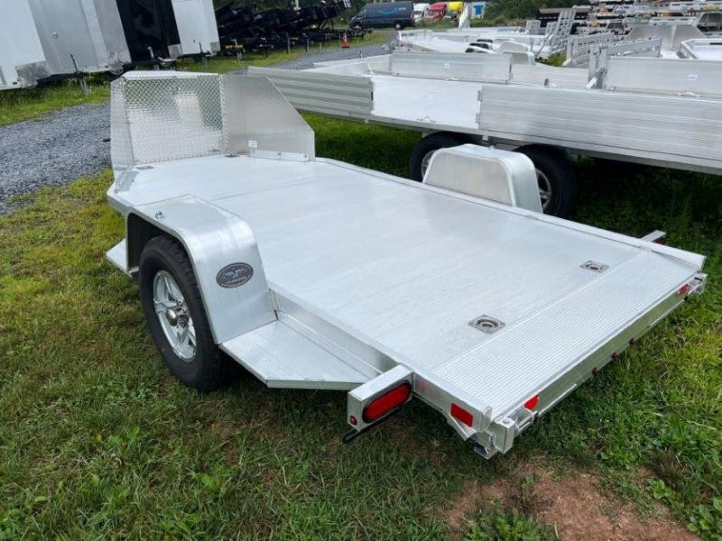 New 2027 Aluma TK1S-R-RTD Trike Hauler Motorcycle Trailer FALL CLEARANCE IN STOCK ONLY