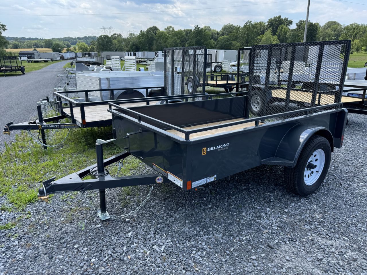 New 2027 Belmont 2027 BELMONT - 5'x8' Solid Side Single Axle UT508SS Utility Trailer
