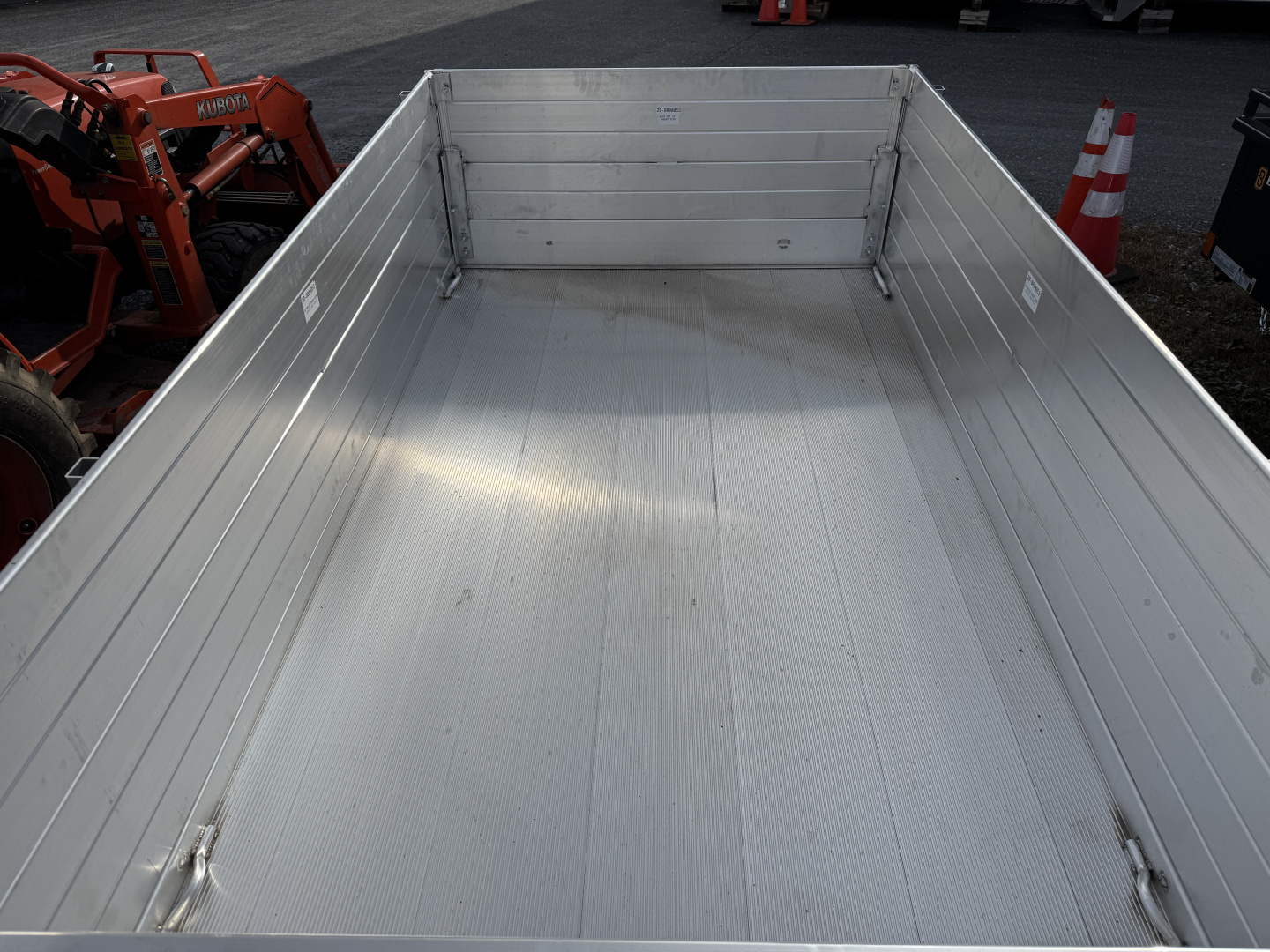 New 2027 Aluma 548S-BT 2Ft Solid Sides Bifold Tailgate Utility Trailer FALL CLEARANCE IN STOCK ONLY