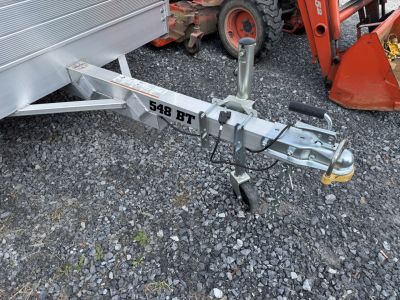 New 2027 Aluma 548S-BT 2Ft Solid Sides Bifold Tailgate Utility Trailer FALL CLEARANCE IN STOCK ONLY