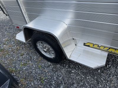 New 2027 Aluma 548S-BT 2Ft Solid Sides Bifold Tailgate Utility Trailer FALL CLEARANCE IN STOCK ONLY