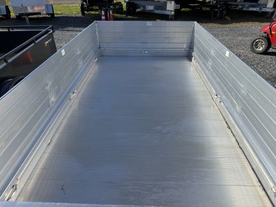 New 2026 Aluma 6310S-BT 2ft Solid Sides Bifold Gate Utility Trailer FALL CLEARANCE IN STOCK ONLY