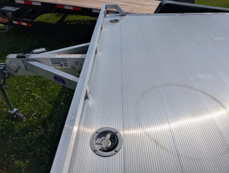 New 2026 Aluma 1020H-TA-BT-DT-RR-RTD 20 ft Deckover Equipment Trailer FALL CLEARANCE IN STOCK ONLY