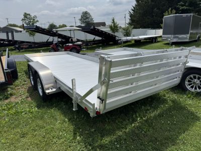New 2026 Aluma 7818ESA-TA-EL-BT Utility Trailer FREE 15 INCH ALUMINUM WHEEL UPGRADE FALL CLEARANCE IN STOCK ONLY