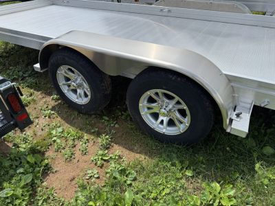 New 2026 Aluma 7818ESA-TA-EL-BT Utility Trailer FREE 15 INCH ALUMINUM WHEEL UPGRADE FALL CLEARANCE IN STOCK ONLY