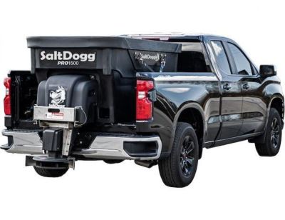 New 2027 Buyers SALTDOGG PRO1500 ELECTRIC POLY HOPPER SPREADER WITH AUGER Salt Spreader