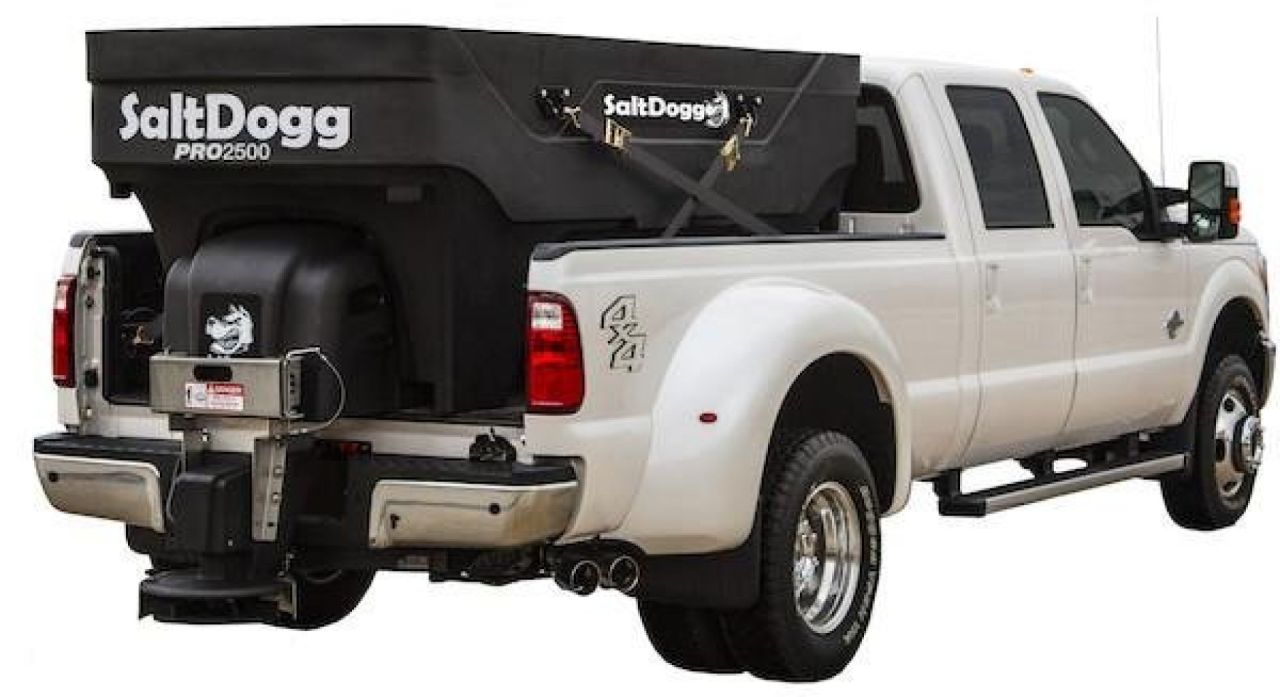 New 2027 Buyers SALTDOGG PRO2500 ELECTRIC POLY HOPPER SPREADER WITH AUGER Salt Spreader