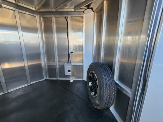 New 2025 Frontier Stock Low Pro 7x16 6 Pen / Stock Combo Trailer