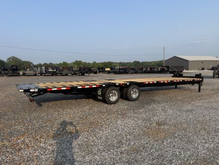 New 2026 Behnke 102"x36' 20 TON Pintle Hitch Tag Trailer *HYD DOVE TAIL*