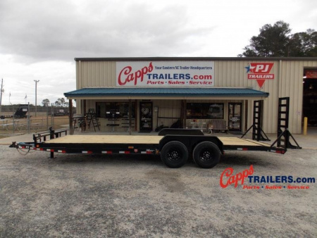 New 2026 PJ Trailers CCJ2472BSBK-SRRR Equipment Trailer