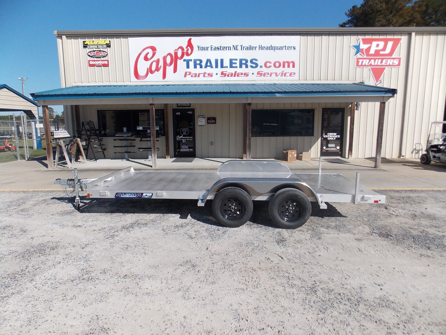 New 2027 Aluma AL 8216ESA-TA-EL-R-RTD Car Hauler