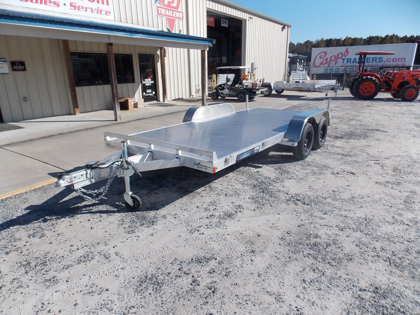 New 2027 Aluma AL 8216ESA-TA-EL-R-RTD Car Hauler