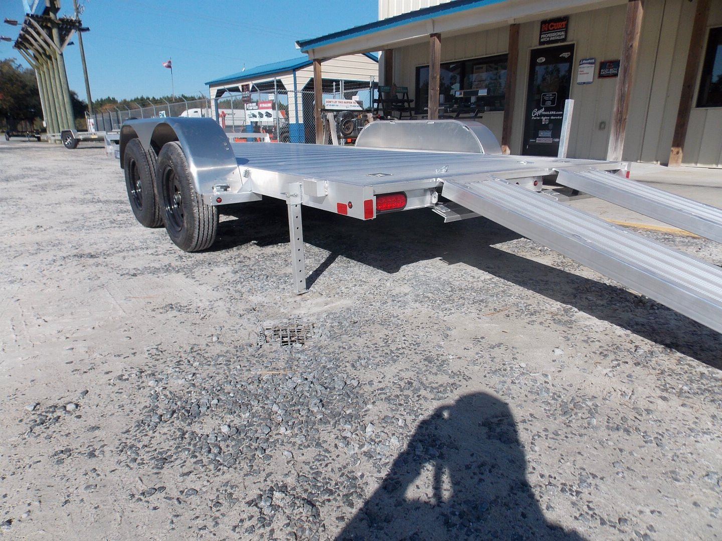 New 2027 Aluma AL 8216ESA-TA-EL-R-RTD Car Hauler