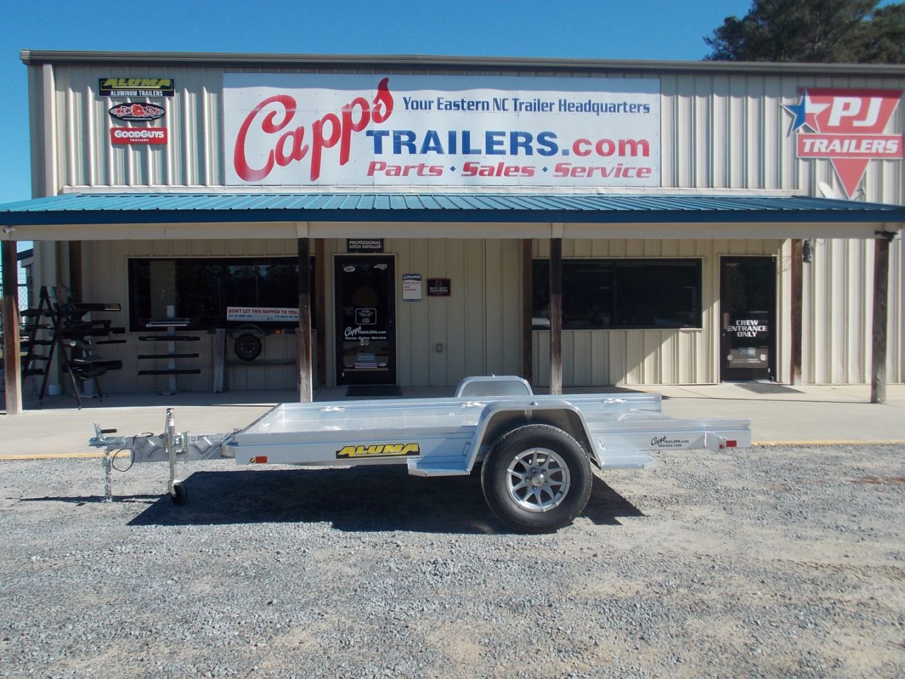 New 2026 Aluma AL 6810H-TILT-S Utility Trailer