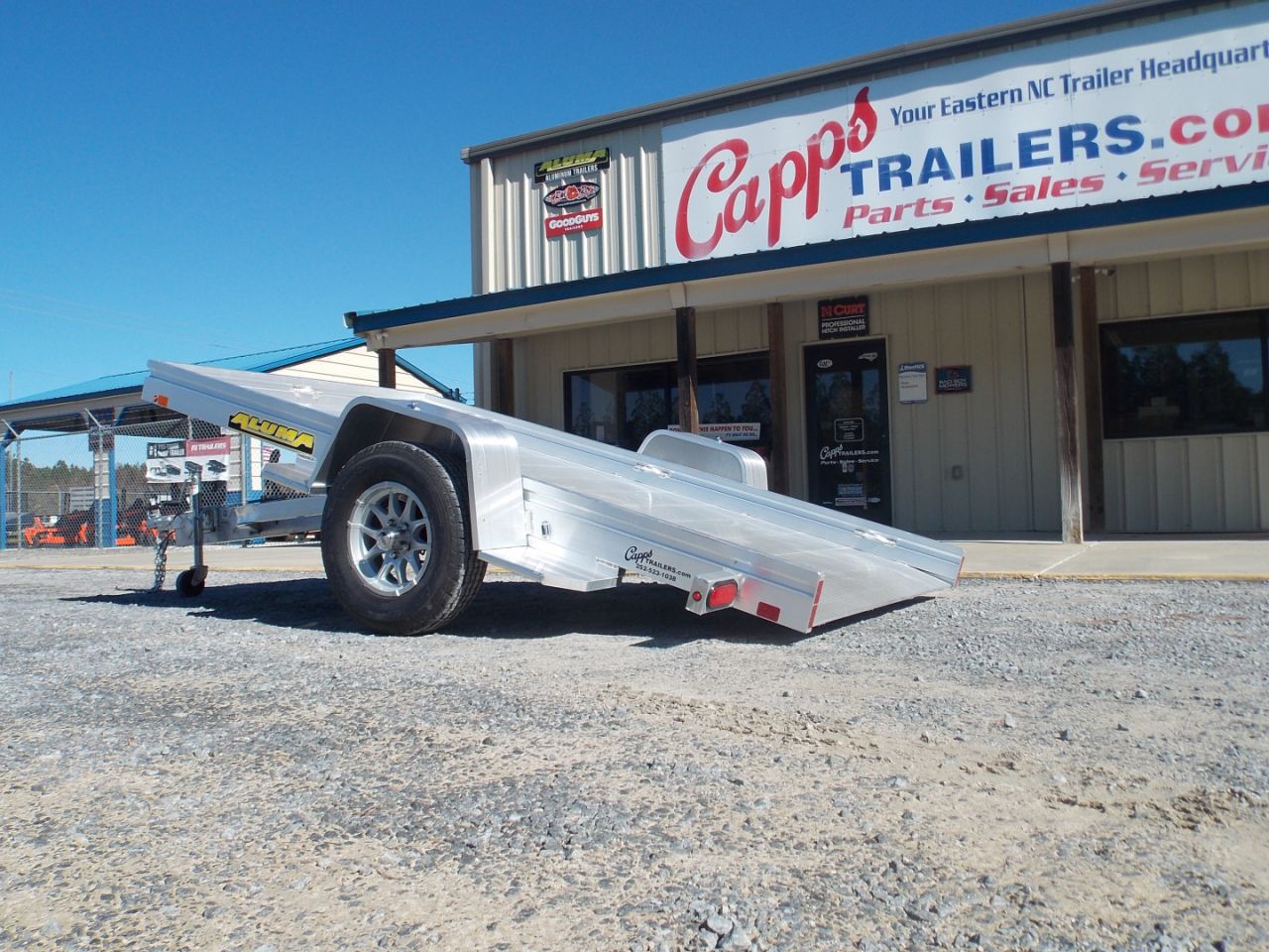 New 2026 Aluma AL 6810H-TILT-S Utility Trailer
