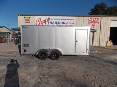 New 2026 E-Z Hauler ALC EZEC7X16XLT-P SILVER Cargo / Enclosed Trailer