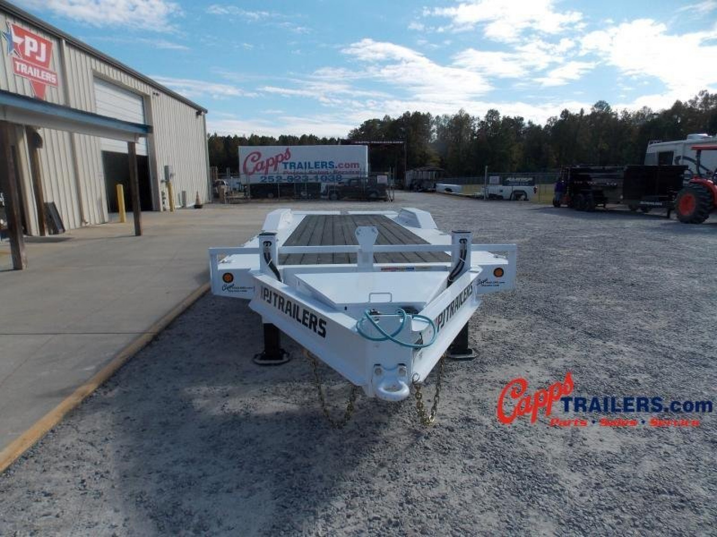 New 2022 PJ TRAILERS PJ H7P24S2BT53-DR04-JA06-LT05-TB04-BWPF Equipment Trailer