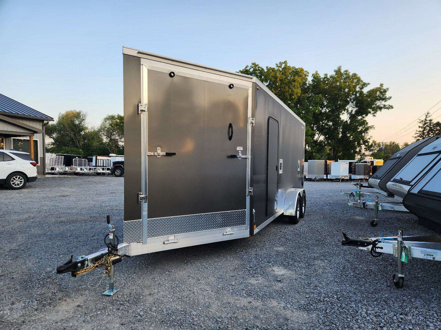 New 2025 Legend Trailers 7X23TSTA35 Snowmobile Trailer