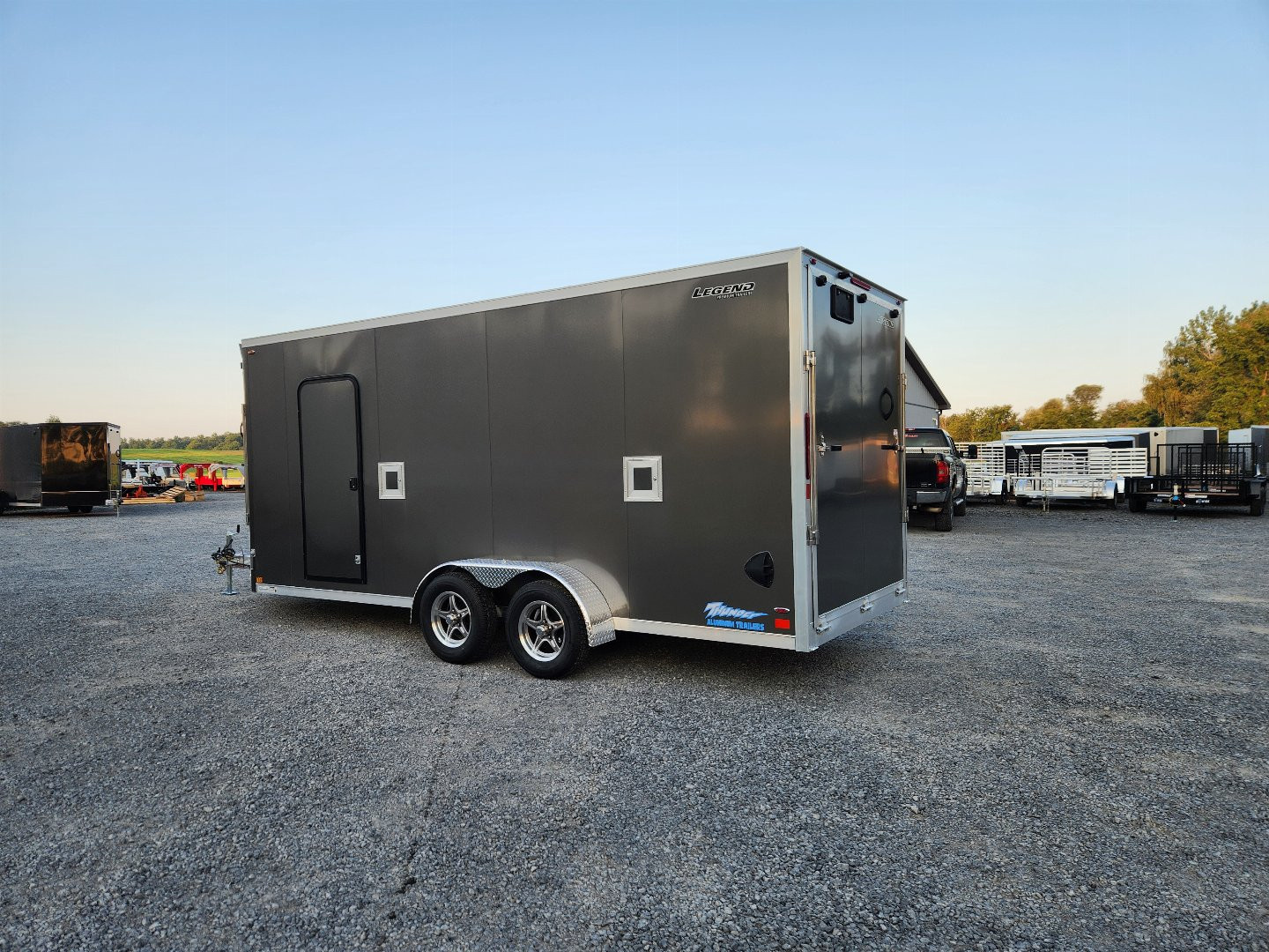 New 2025 Legend Trailers 7X23TSTA35 Snowmobile Trailer