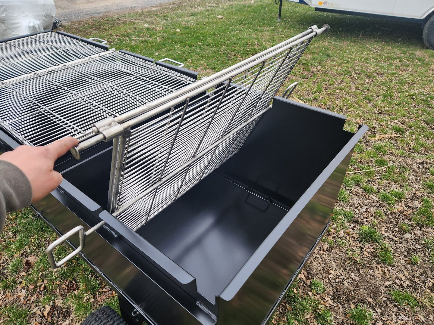 New 2025 MEADOWCREEK BBQ96P BBQ Chicken Flipper Grill