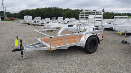 New 2026 Legend 5x8 Open Deluxe Aluminum Trailer w/ Steel Wheels