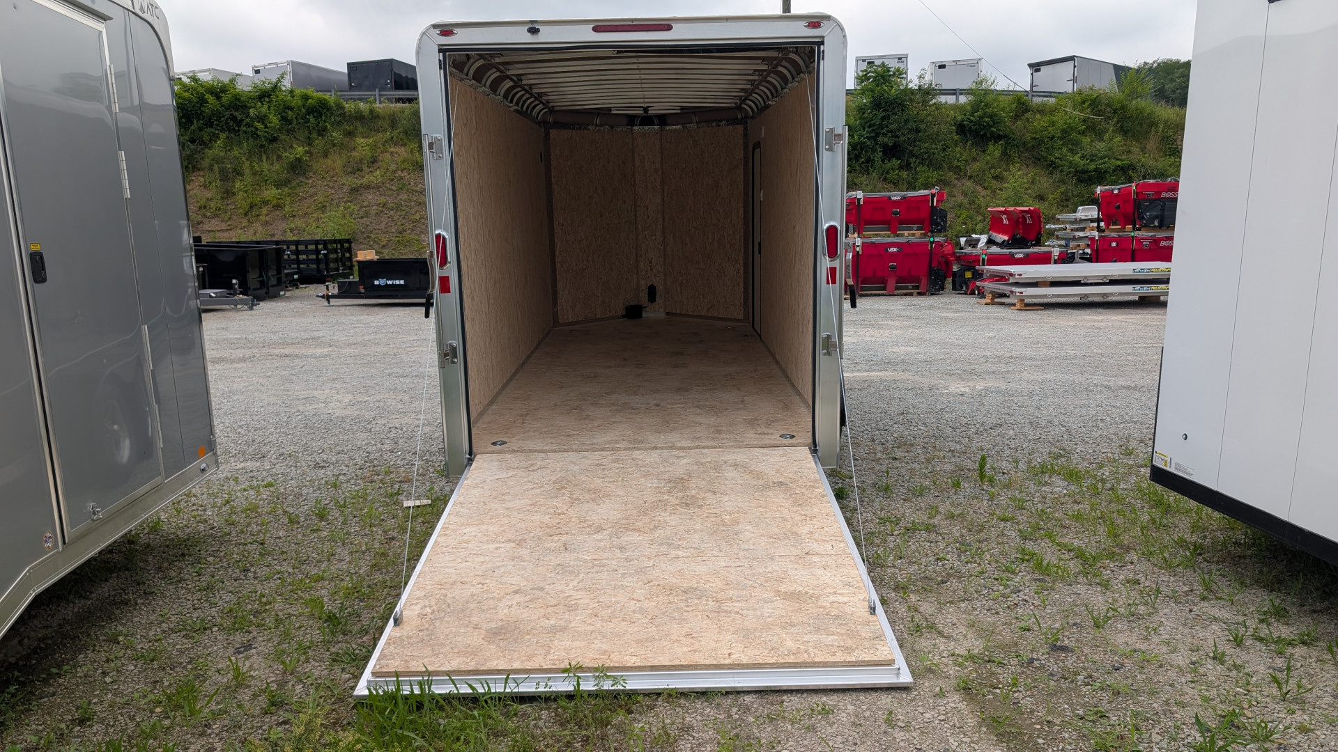 New 2026 Legend 7x16 + 3' Deluxe V-Nose Cargo Trailer w/ Ramp Door (PRICE DROP!!)