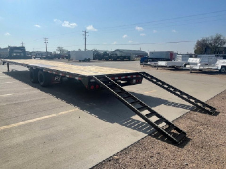 New 2025 PJ Trailers LD402 Flatbed Trailer