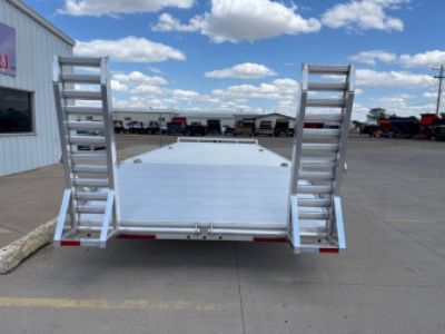 New 2025 Aluma 1024-14K-TA-EL-R-DT-RR-RTD Flatbed Trailer