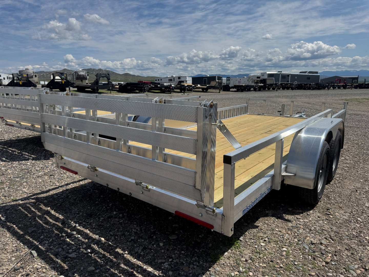 New 2025 MISSION MLS 6.5x16 Utility Trailer