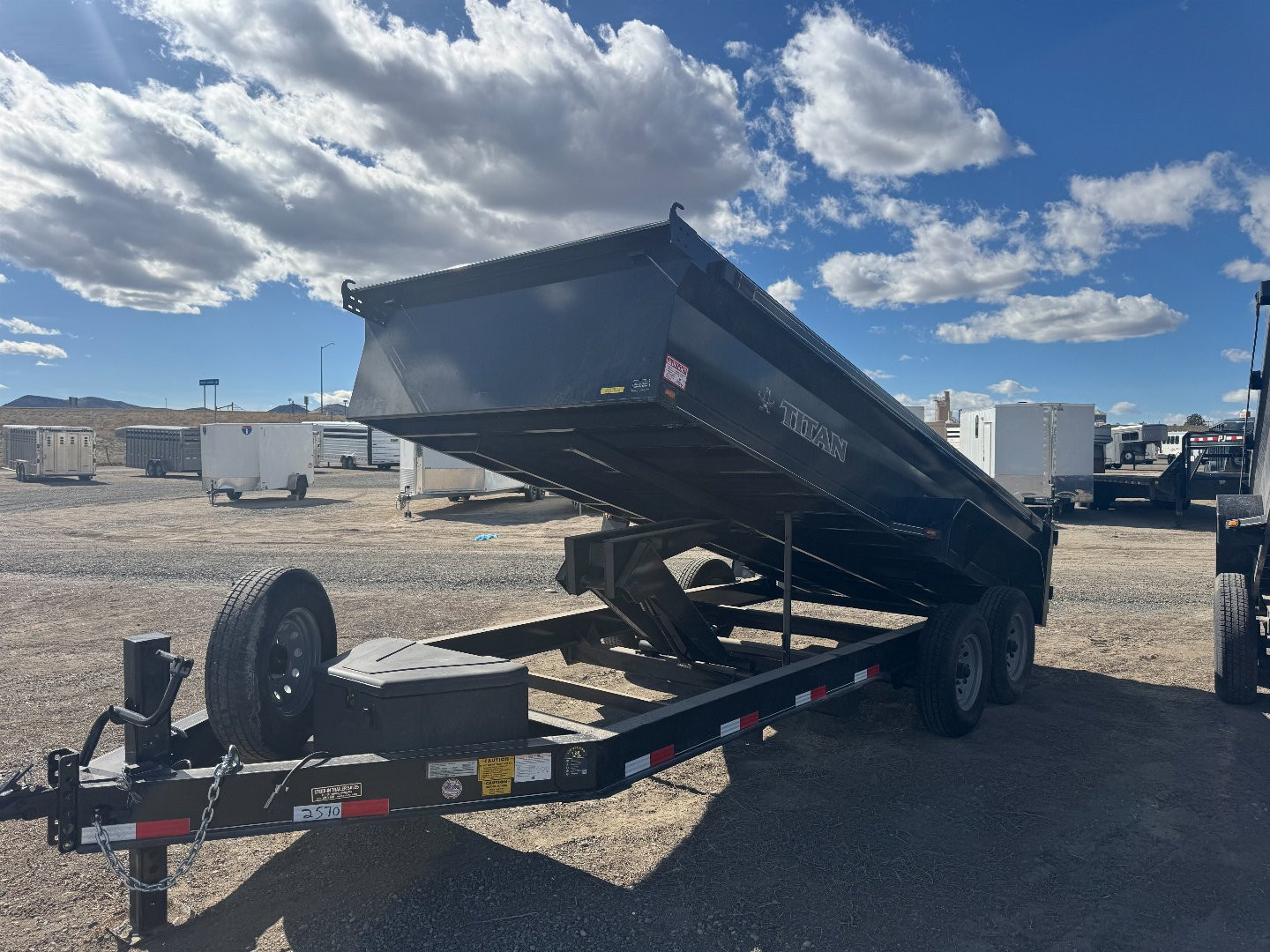 New 2025 Titan Trailer 16' BH Dump Trailer