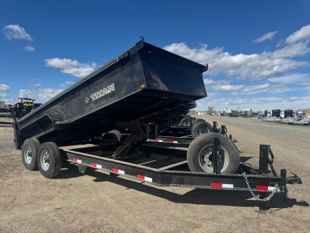 New 2025 Titan Trailer 16' BH Dump Trailer