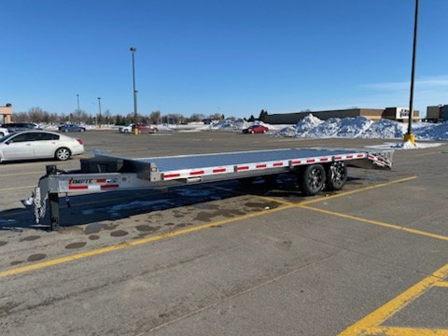 9×24 Equipment Flatbed Trailer