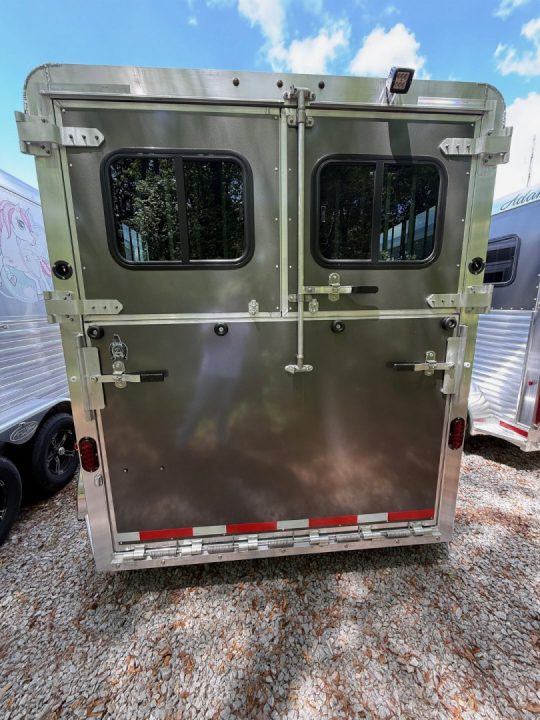 New 2027 Adam 2 Horse Straightload JuLite Bumper Pull Horse Trailer