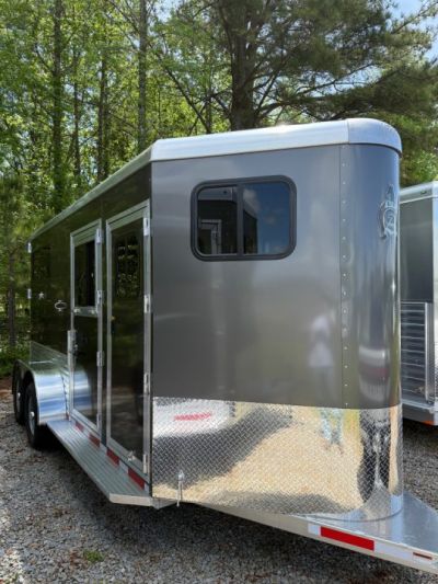 New 2027 Adam 2 Horse Straightload JuLite Bumper Pull Horse Trailer