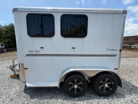 Used 2024 Sundowner Super Sport 2 Horse Slant Bumper Pull