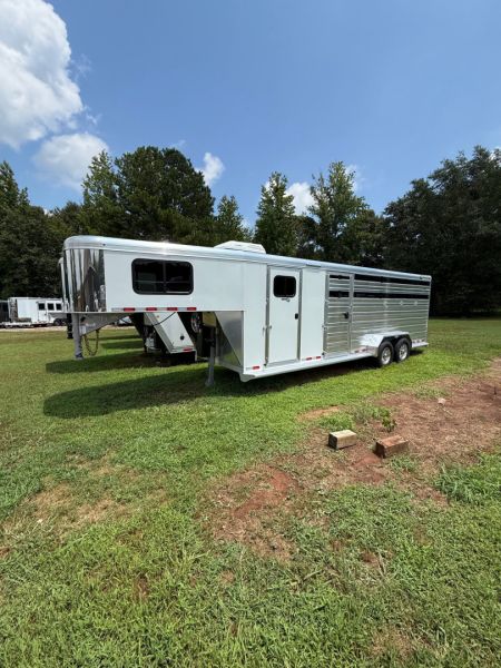 New 2026 Cimarron Trailers Lonestar Stock Combo 24' Horse Trailer