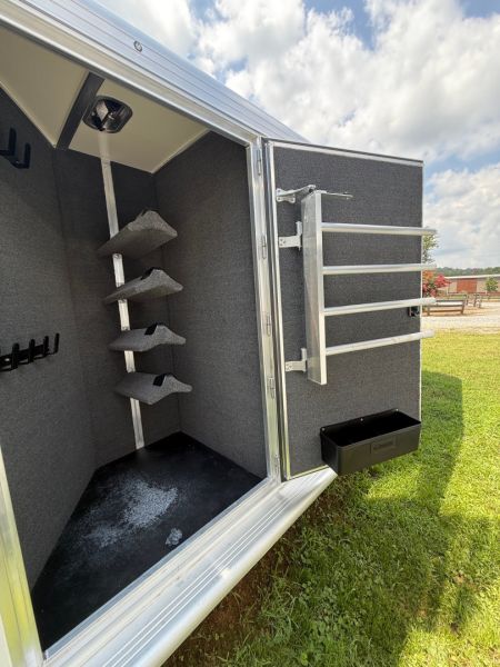 New 2026 Cimarron Trailers Lonestar Stock Combo 24' Horse Trailer