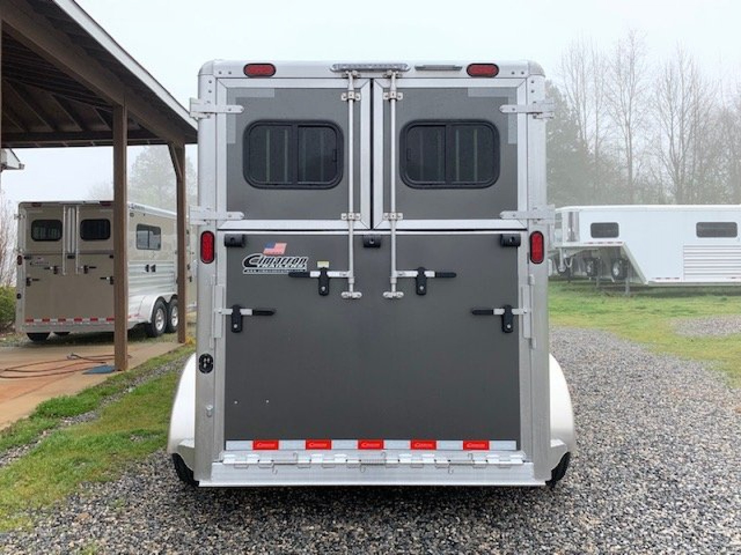 New 2026 CIMARRON Norstar 2 Horse Straight load Gooseneck Horse Trailer