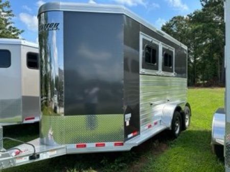 New 2026 CIMARRON TRAILERS Norstar 2 Horse Slant Load w/ Rear Tack