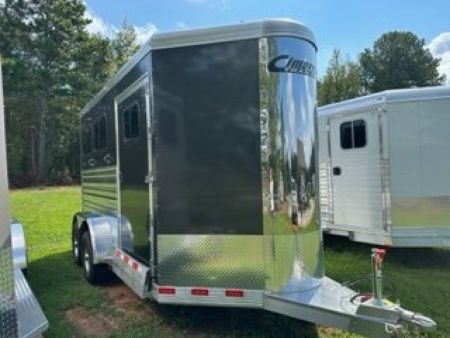 New 2026 CIMARRON TRAILERS Norstar 2 Horse Slant Load w/ Rear Tack