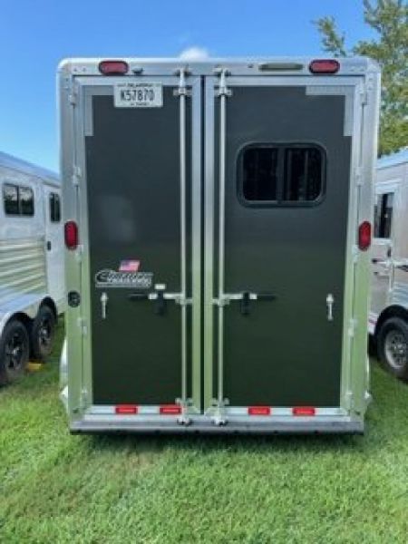 New 2026 CIMARRON TRAILERS Norstar 2 Horse Slant Load w/ Rear Tack