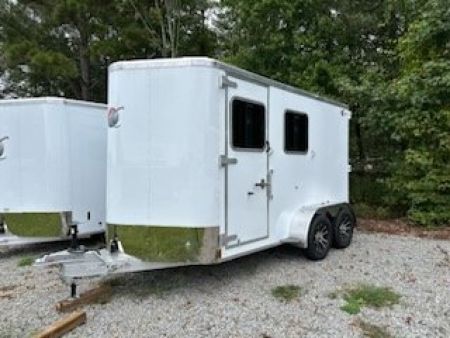 New 2026 Kiefer Manufacturing Kruiser 2 Horse Slant Load Bumper Pull Horse Trailer