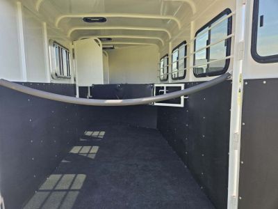 New 2026 Bee Chief 3 Horse Fully Enclosed Bumper Pull Horse Trailer