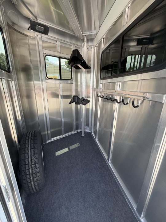 New 2026 Adam 2H Jubilee Side Ramp BP Horse Trailer
