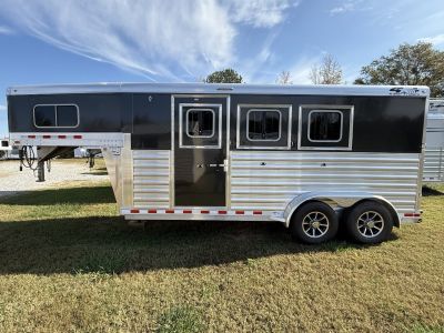 New 2027 4-Star Trailers 3 Horse Slant Gooseneck 7'6 Tall Horse Trailer