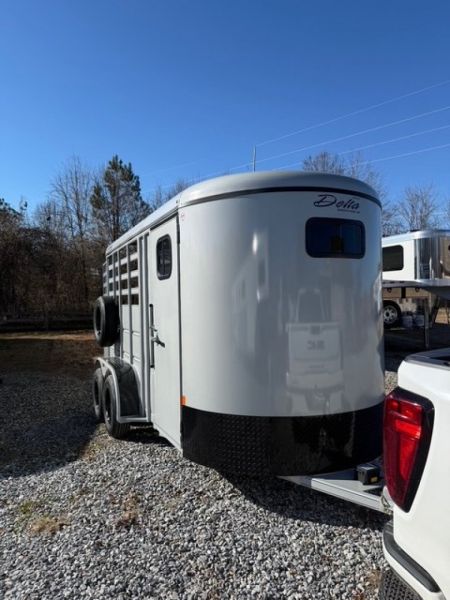 New 2025 DELTA TRAILERS 2 Horse Slant Load BP Horse Trailer