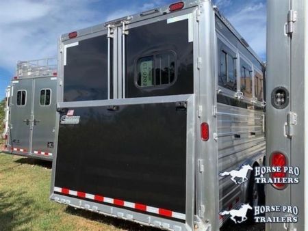 New 2027 Cimarron Trailers 3 Horse 13'6 Outback LQ Horse Trailer