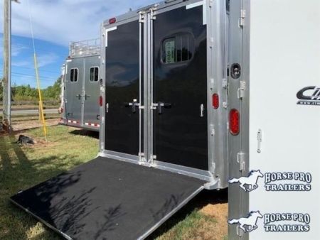 New 2027 Cimarron Trailers 3 Horse 13'6 Outback LQ Horse Trailer