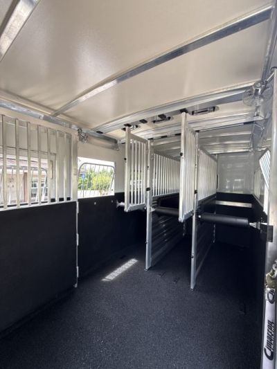 New 2027 Cimarron Trailers Norstar 6 Horse Head-To-Head +2 Horse Trailer
